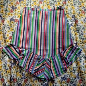 A NEW DAY Striped Midi Skirt